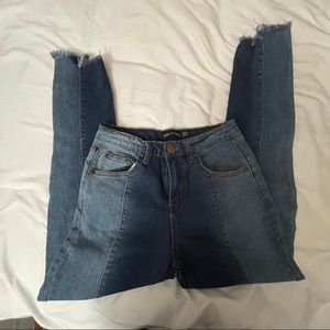 SAW IT FIRST TWO TONED JEANS